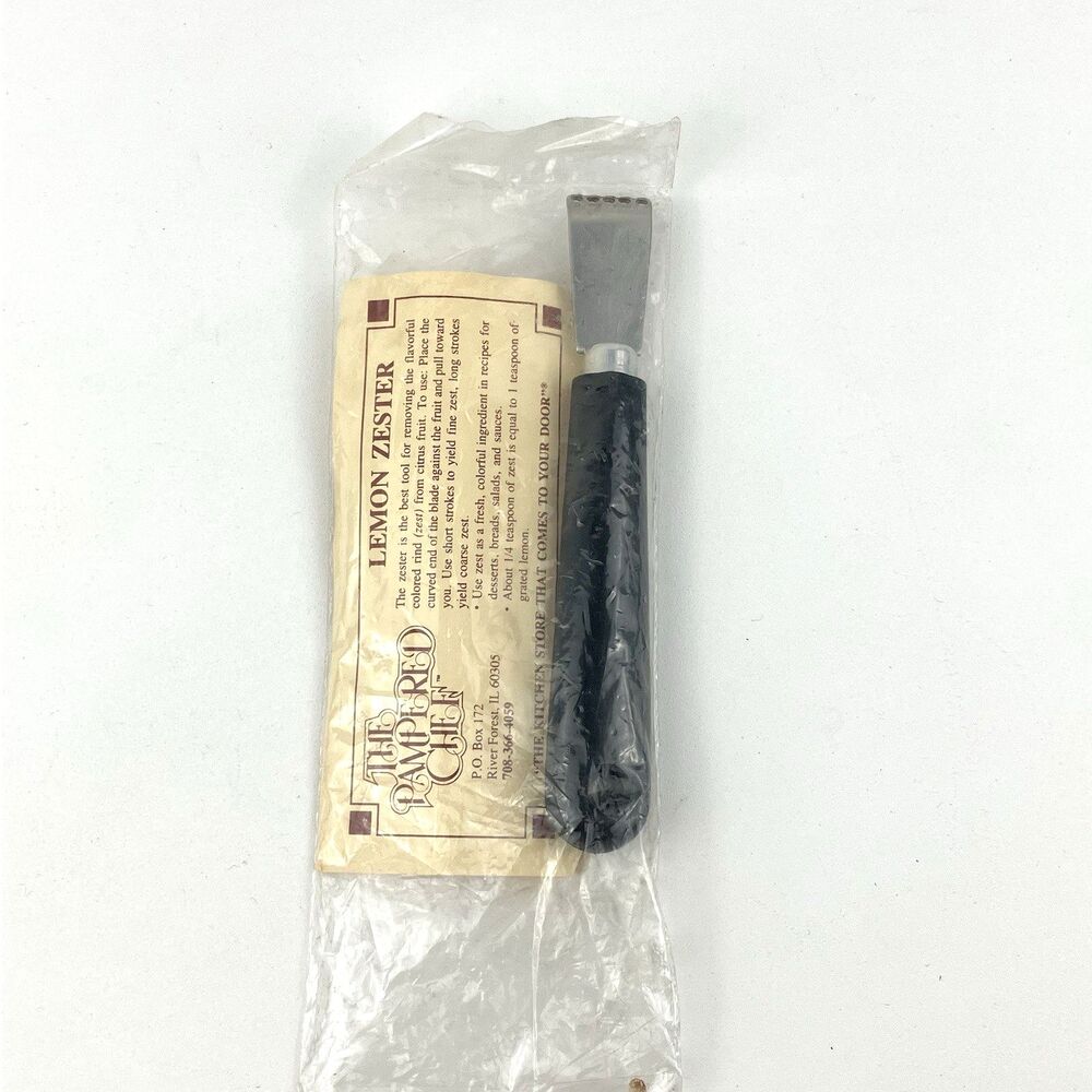Pampered Chef Lemon Zester/Scorer #1130 Citrus Zester Sealed